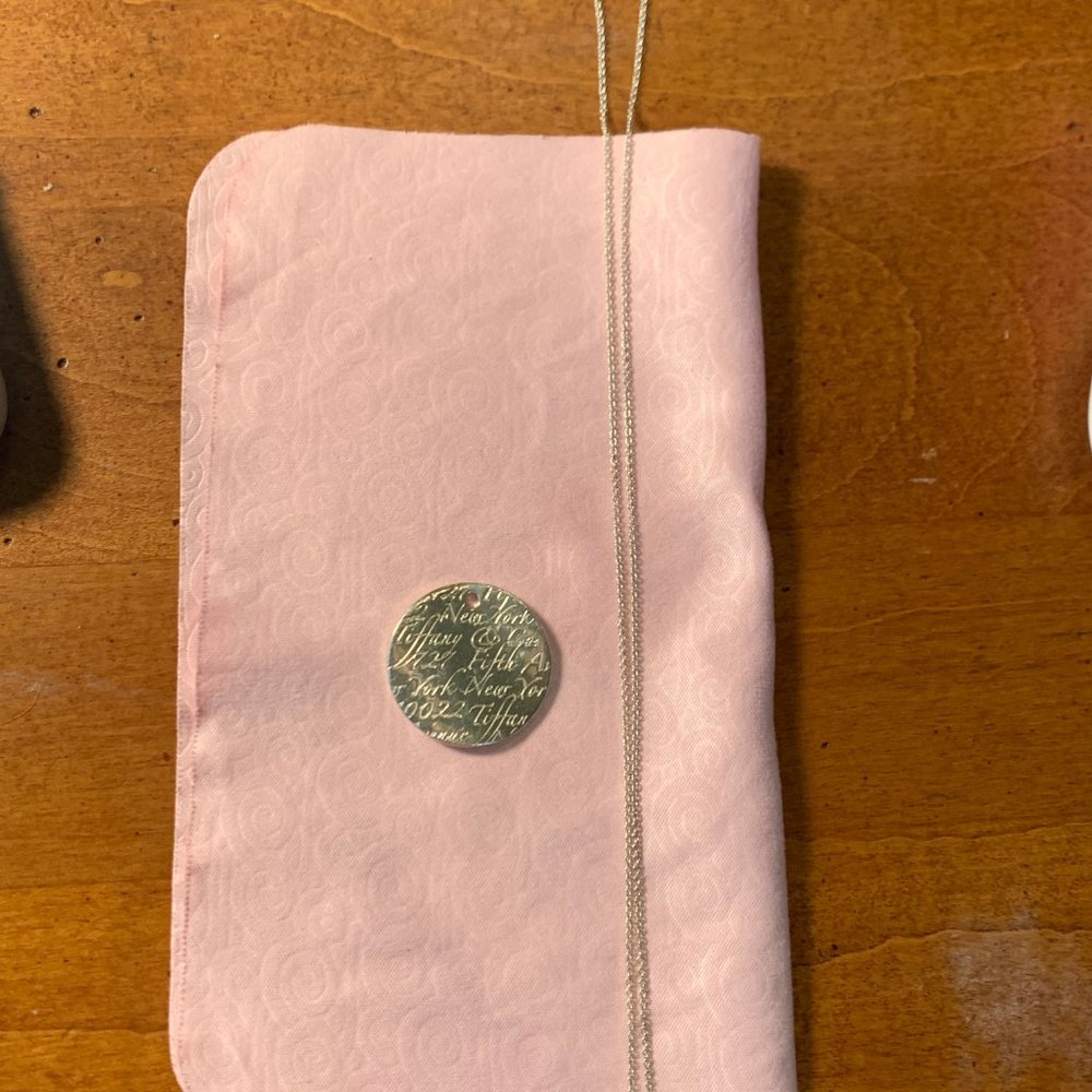Tiffany & Co 727 Fifth Avenue Pendant and Chain